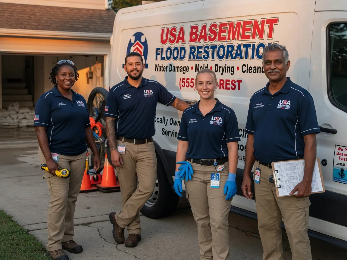 Basement Flood Cleanup company in Powhatan, LA